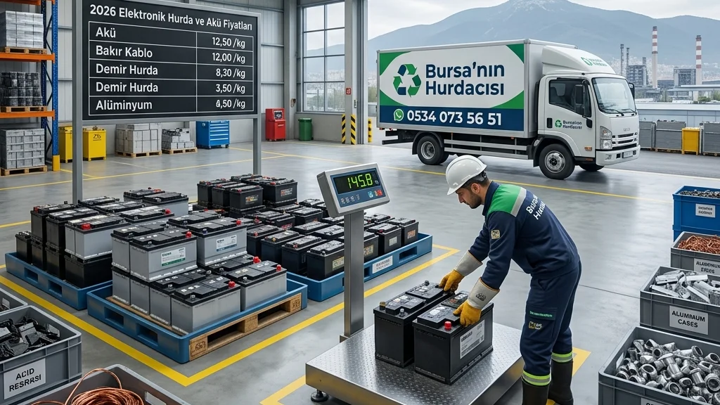 Akü Hurda Geri Dönüşümü: Bursa'da Yasal ve Güvenli E-Atık Bertaraf Rehberi