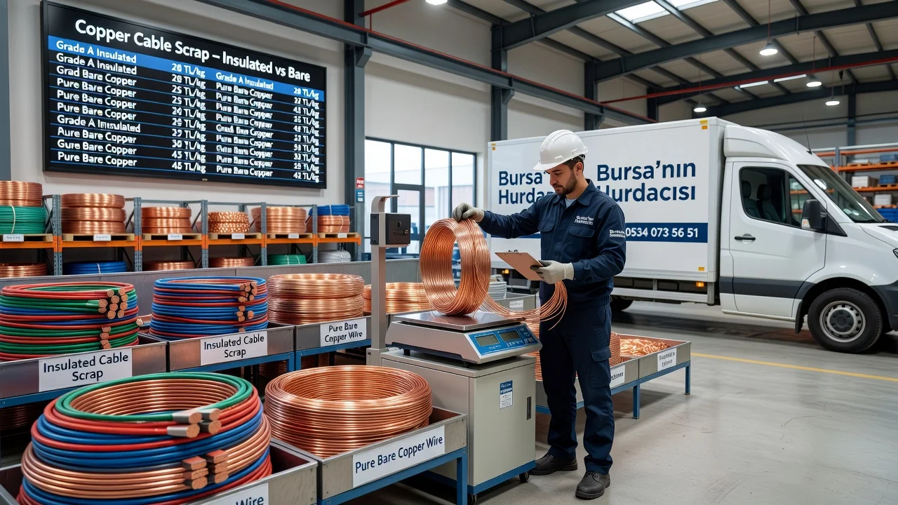 Bursa'da Bakır Kablo Hurdası İzolasyonlu mu Çıplak mı Satılır?