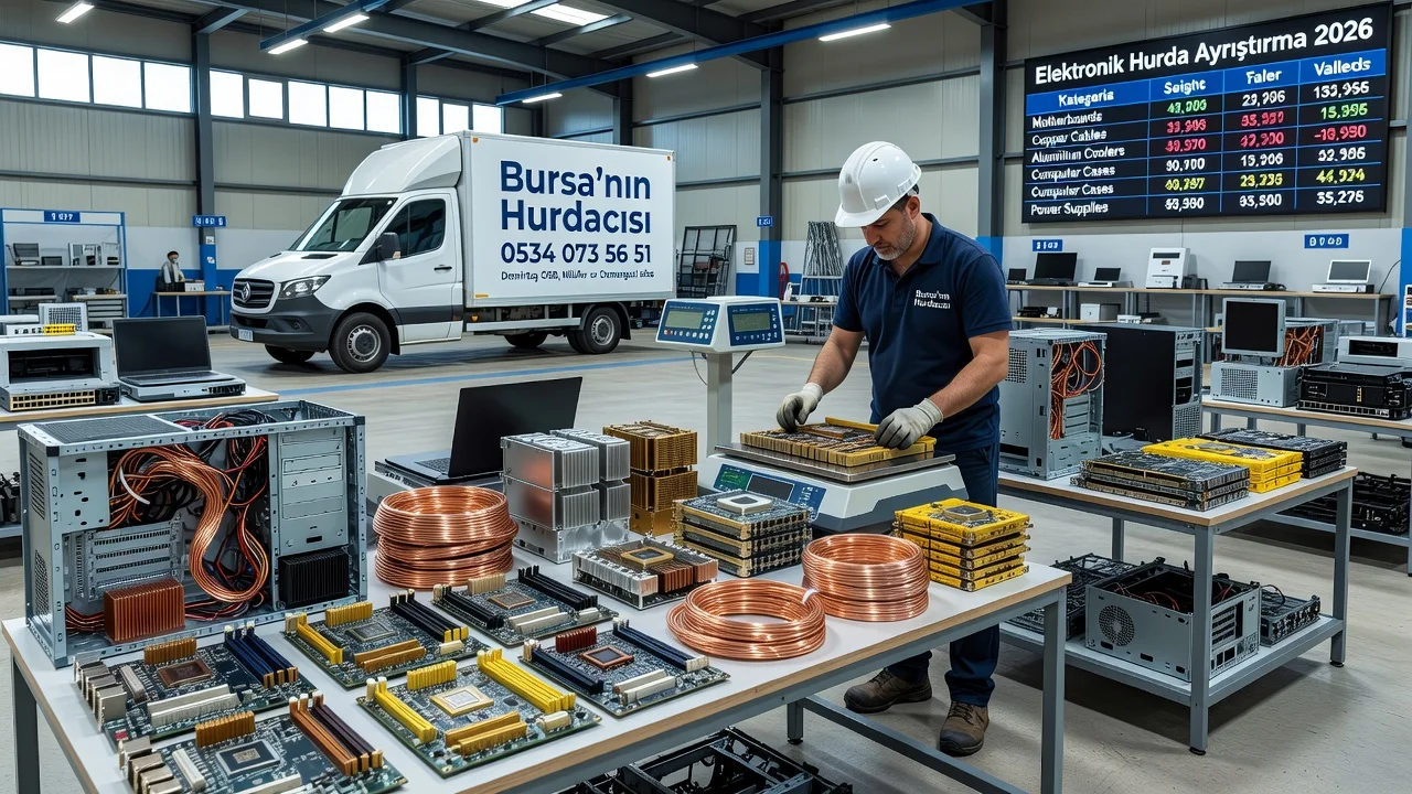 Bursa'da Elektronik Hurda: 2026 İçin 6 Adımlı Ayrıştırma Rehberi