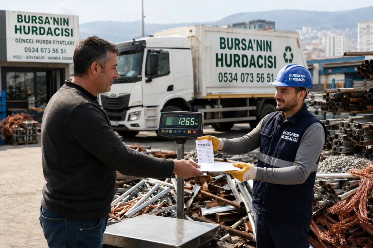 Bursa’da Hurda Fiyatı Alırken Anında Ödeme Nereden Alınır?
