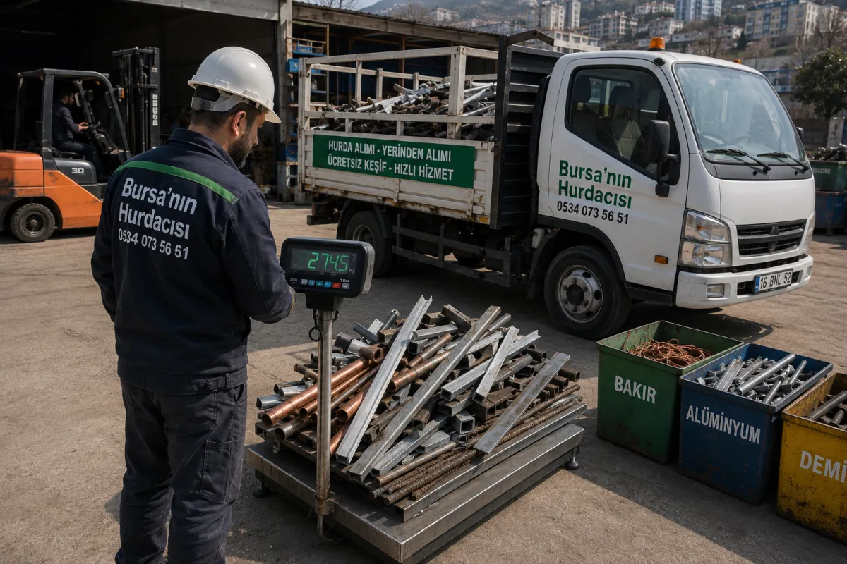 Bursa’da Hurda İçin Yerinde Tartım ve Ücretsiz Nakliye Kimde?