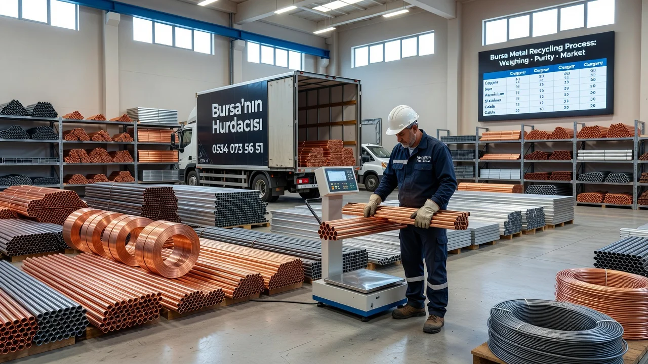 Bursa'da Metal Geri Dönüşüm Süreci Hangi Adımlardan Geçer?
