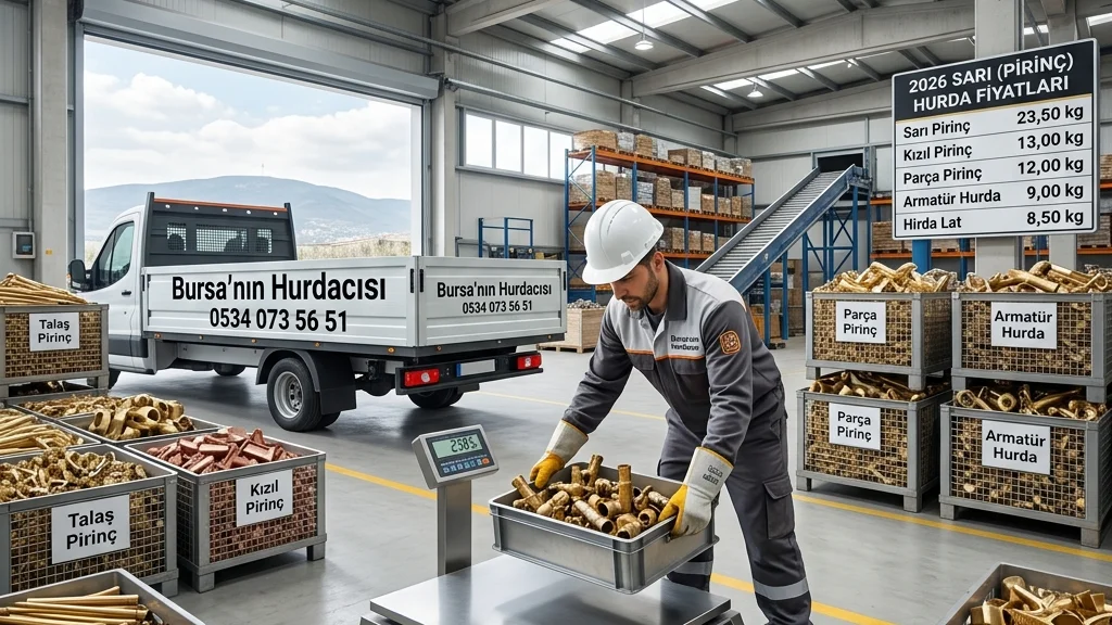 Bursa'da Sarı (Pirinç) Hurda Nereye Satılır, Fiyatı Nasıl Belirlenir?