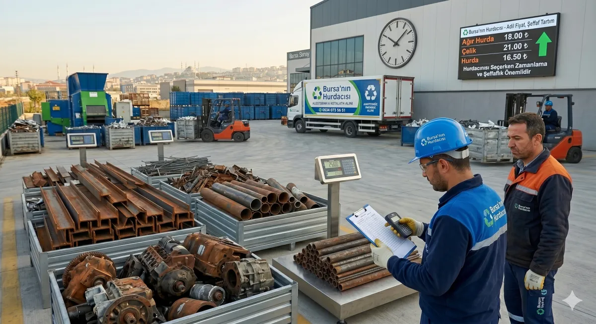 Bursa Demir Hurda Satarken Doğru Fiyatı Nasıl Alırsınız?