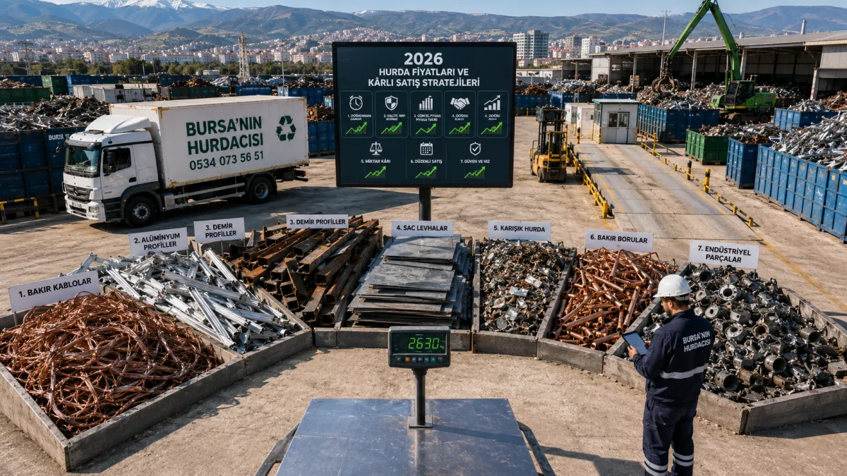 Bursa Hurda Fiyatları 2026 İçin 7 Karlı Satış Stratejisi