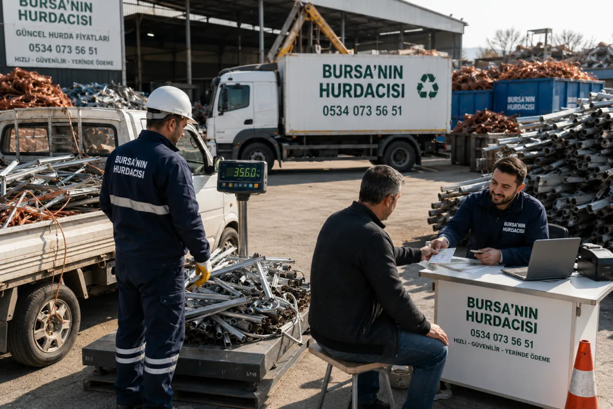 Bursa Hurda Satarken Yerinde Tartım ve Anında Ödeme Nerede Var?