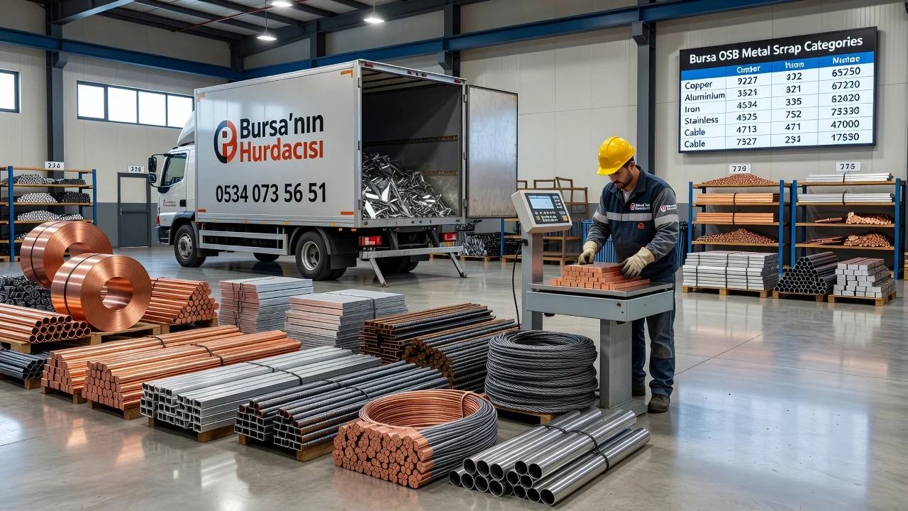 Bursa OSB'lerde Stoklanan Metal Hurda Nereye Satılır?