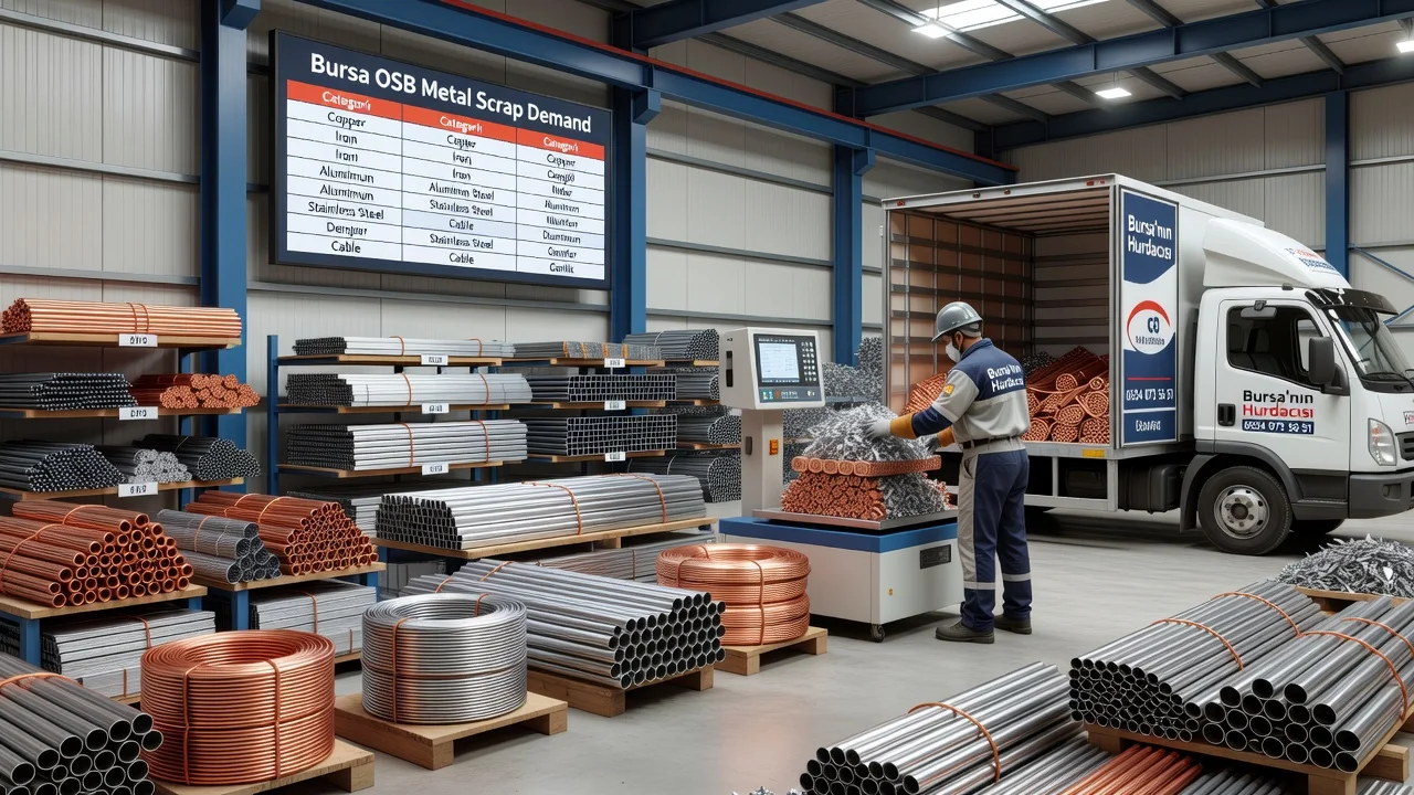 Bursa OSB'lerinde Hangi Metal Hurdası Daha Çok Talep Görüyor?