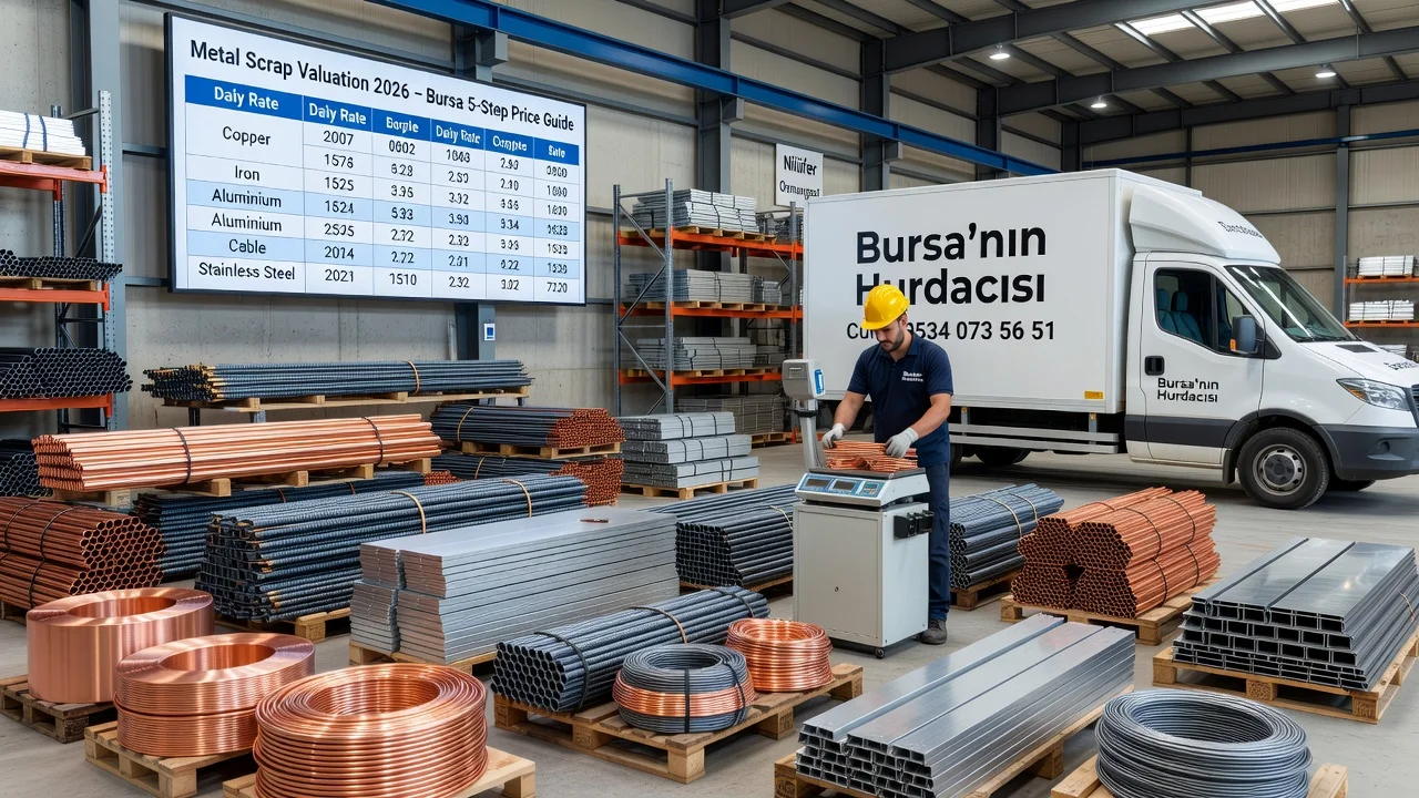 Metal Hurda Değerleme 2026: Bursa'da 5 Adımlı Fiyat Rehberi