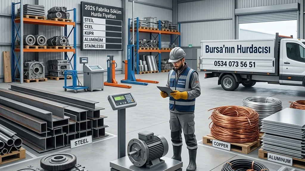 Osmangazi'de Fabrika Söküm Hurdası Satışında 8 Kazanç Adımı